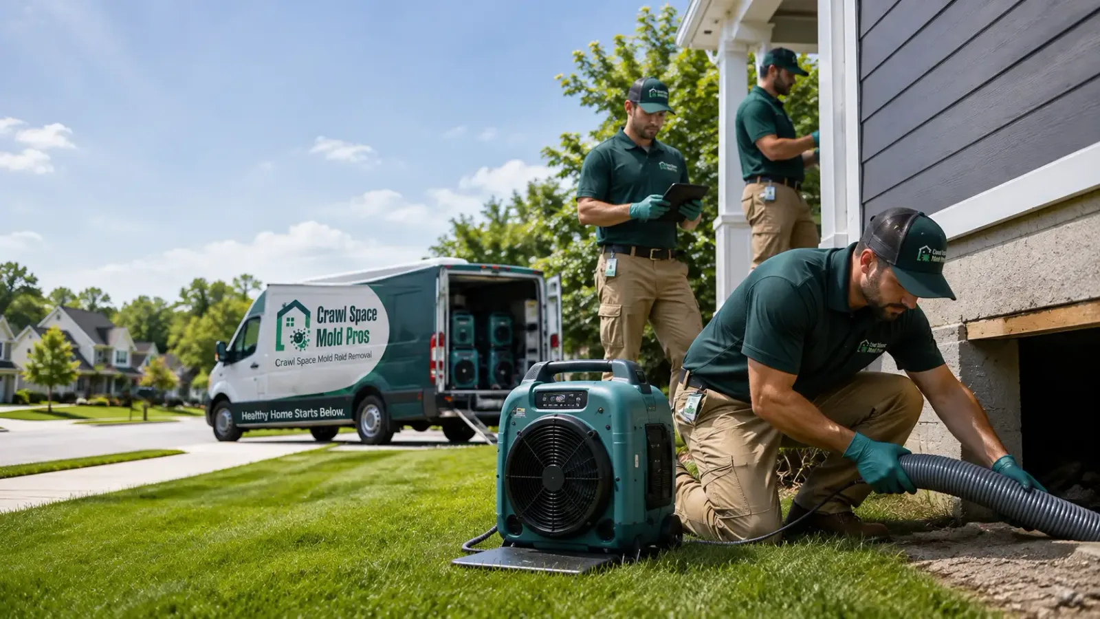 Crawl Space Mold Removal in Chino, CA